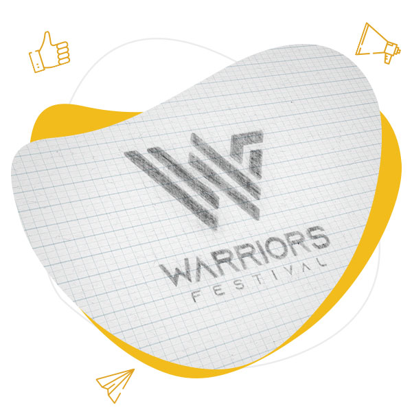 Criação do logotipo Warriors Festival